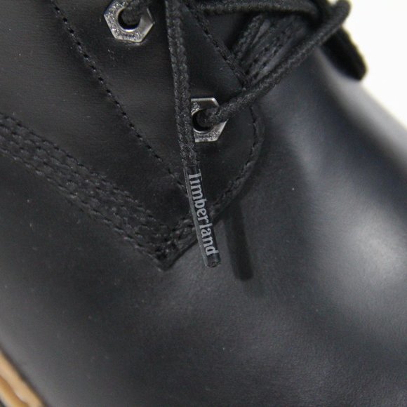 Timberland Lug Sole Boots New Women Black Leather Bootie sz 9.5 Sienna - Picture 4 of 12